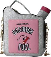 сумка через плечо qiming gasoline crossbody tote: стильное сочетание женский сумок и кошельков в сумках через плечо логотип