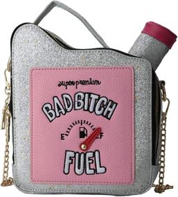 img 4 attached to Сумка через плечо QiMing Gasoline CrossBody Tote: Стильное сочетание женский сумок и кошельков в сумках через плечо