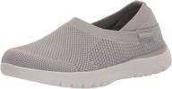 skechers womens flex remedy loafer gray women's shoes logo