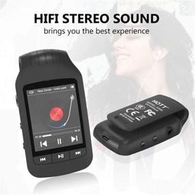 img 1 attached to 🎧 HOTT A505 MP3 Player with Bluetooth, 8GB+32GB, 1.8 inch Music Player with Clip for Sports, Supports FM Radio, Recorder, Stopwatch, Pedometer, and TF Card up to 128GB