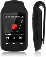 🎧 hott a505 mp3 player with bluetooth, 8gb+32gb, 1.8 inch music player with clip for sports, supports fm radio, recorder, stopwatch, pedometer, and tf card up to 128gb logo