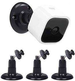 img 4 attached to 📸 Blink Mini Camera Mounting Bracket - 360 Degree Adjustable Ceiling or Wall Mount, Indoor and Outdoor - 3-Pack