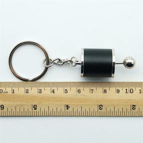 img 2 attached to 🔑 Waterwood Creative Auto Part Model Gear Box Shifter Keychain: Silver & Black Keychain Ring for Auto Enthusiasts