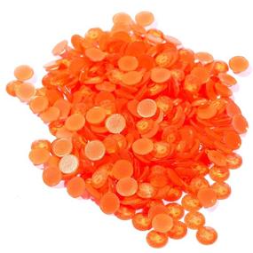 img 2 attached to VARWANEO Crystal Rhinestones Decoration Crafts Luminous Oragne