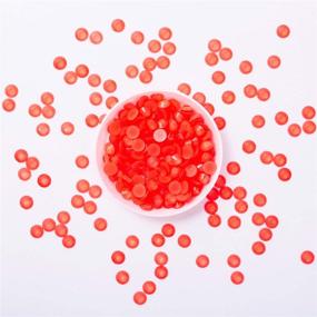 img 3 attached to VARWANEO Crystal Rhinestones Decoration Crafts Luminous Oragne