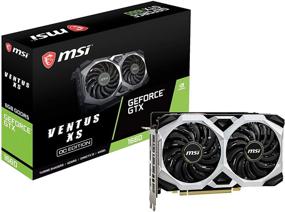 img 4 attached to MSI Игровая видеокарта GeForce GTX 1660 6 ГБ GDRR5 с двумя вентиляторами - HDMI/DP 192-бит, поддержка HDCP, DirectX 12, готовность к виртуальной реальности, разгон (GTX 1660 VENTUS XS 6G OC)