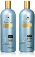 💆 keracare dry itchy conditioner and moisturizing shampoo for scalp, 32 ounce logo