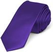 tiemart blush skinny solid necktie men's accessories logo