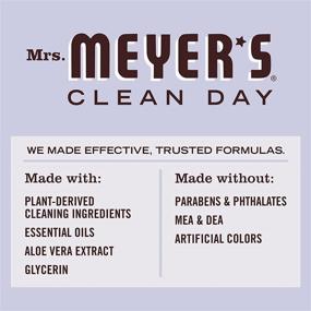 img 1 attached to 🌿 Mrs. Meyer's Clean Day Dishwashing Liquid Dish Soap Refill, Lavender Scent, 48 oz - Cruelty-Free Formula for Sparkling Clean Dishes