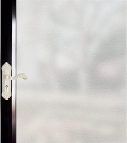 img 4 attached to 🪟 DIFIT Frosted Glass Window Privacy Film - Static Cling Opaque UV Blocking Vinyl for Glass Door, Bathroom, Office, Living Room - 35.4 X 78.7 inches