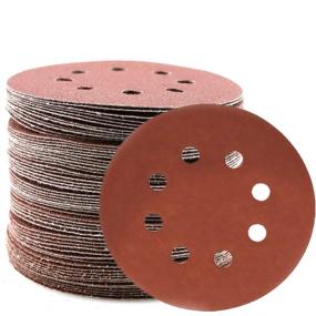 img 4 attached to 🪚 High-Quality Sanding Discs - 5 Inch 8 Hole, 60 Pack, Assorted Grits 1000/1200/1500/2000/3000, Hook and Loop Round Orbital Sander Pads, Fine Sandpaper for Woodworking Projects