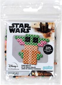 img 3 attached to 🪡 Набор для творчества с использованием бисера Perler Baby Yoda Star Wars Mini Fuse Bead - The Mandalorian Edition, 227 штук