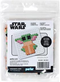 img 2 attached to 🪡 Набор для творчества с использованием бисера Perler Baby Yoda Star Wars Mini Fuse Bead - The Mandalorian Edition, 227 штук