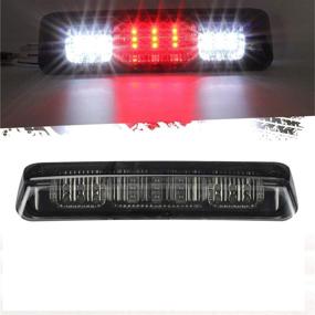 img 4 attached to 🚦 Высоко расположенный стоп-сигнал Partsam - замена для F150 2004-2008 - водонепроницаемая черная дымчатая оптика - идеальное обновление заднего фонаря - задняя крыша кабины - центральный стоп-сигнал (1 разъем)