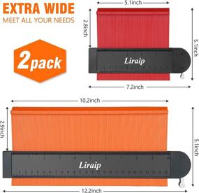 img 3 attached to 🔧 Enhance Precision in Woodworking with Liraip Adjustable Templates