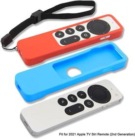 img 2 attached to [2 Pack] Pinowu Remote Cover Case Compatible With 2021 Apple TV Siri Remote (2Nd Generation) - Lanyard Included