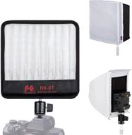 💡 falcon eyes rx-8t 18w portable led photo light with 90pcs flexible led, rx-8ob softbox diffuser, and rx-8sb standard diffuser logo