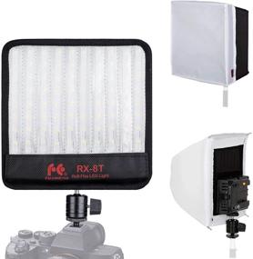 img 4 attached to 💡 Falcon Eyes RX-8T 18W Portable LED Photo Light with 90pcs Flexible LED, RX-8OB Softbox Diffuser, and RX-8SB Standard Diffuser