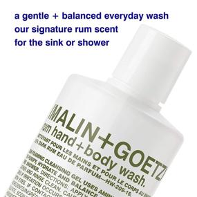 img 3 attached to 🌱 Malin + Goetz Rum Hand + Body Lotion: Soothing Hydration for All - Prevent Dry Skin with Natural, Cruelty-Free and Vegan Ingredients