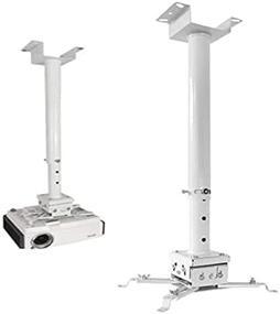 img 1 attached to 📽️ Enhanced Universal Ceiling Projector Mount 31-59" - Adjustable Height & Easy Installation for All Projectors