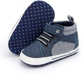 img 4 attached to 👟 Mybbay Infant Sneakers: Stylish Shoes for Toddler Boys and Newborns.