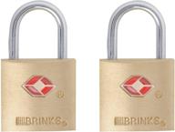🔒 brinks 161 20271 approved luggage 2 pack: ultimate travel security solution logo