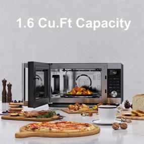 img 2 attached to 🔥 Galanz GSWWA16S1SA10 3-in-1 SpeedWave with TotalFry 360 | Microwave, Air Fryer & Convection Oven | Combi-Speed Cooking | 1.6 Cu.Ft/1000W | Stainless Steel