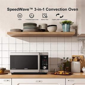 img 3 attached to 🔥 Galanz GSWWA16S1SA10 3-in-1 SpeedWave with TotalFry 360 | Microwave, Air Fryer & Convection Oven | Combi-Speed Cooking | 1.6 Cu.Ft/1000W | Stainless Steel