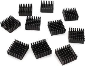 img 4 attached to DGZZI Aluminum Heatsink 25X25X10mm Silicone: Efficient Cooling Solution for Electronics