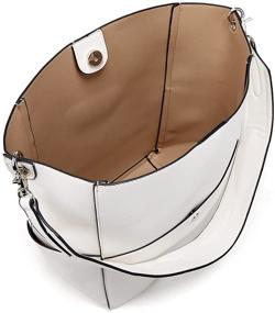 img 1 attached to Сумка Молодо Satchel для женщин и кошельки - элегантные кожаные сумки через плечо в стиле хобо