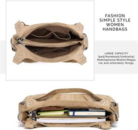 img 1 attached to 👜 KL928 Кожаные сумки-шопперы на плечо: Женские сумки, кошельки и сатчелы