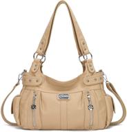 👜 kl928 leather shoulder purses: women's handbags, wallets & satchels logo