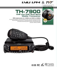 img 2 attached to TYT TH-7900 Двухдиапазонный мобильный радиопередатчик для любителей радиосвязи: 50 Вт мощности, VHF UHF 144-148/420-450МГц, идеально подходит для автомобилей с кабелем.