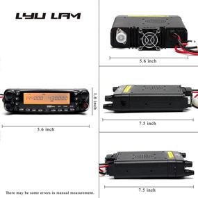 img 3 attached to TYT TH-7900 Двухдиапазонный мобильный радиопередатчик для любителей радиосвязи: 50 Вт мощности, VHF UHF 144-148/420-450МГц, идеально подходит для автомобилей с кабелем.