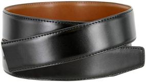 img 3 attached to 👔 Belts for Men: Genuine Leather Casual Accessories with Reversible and Smooth Design