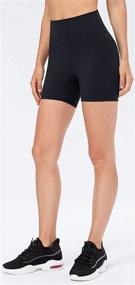 img 2 attached to 🩳 Lavento Women's Naked Feeling High Waisted Biker Shorts - Ultra Soft Workout Yoga Shorts with 5" / 6" Inseam for Enhanced Comfort and Performance