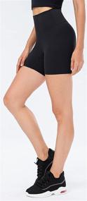 img 1 attached to 🩳 Lavento Women's Naked Feeling High Waisted Biker Shorts - Ultra Soft Workout Yoga Shorts with 5" / 6" Inseam for Enhanced Comfort and Performance