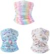 gaiter protection bandanas cycling 3pcs unicorn girls' accessories and cold weather logo