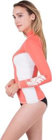 img 2 attached to IST Womens Sleeve Spandex Floral Sports & Fitness