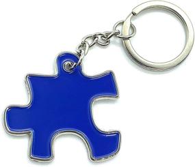 img 1 attached to Puzzle Piece Keychain Bracelet Accessory
