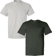 👔 gildan dryblend workwear t shirts x large - premium men's shirts for active professionals logo