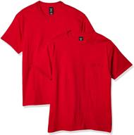 футболка с карманом hanes short sleeve pocket beefy t - мужская одежда для футболок и майек. логотип