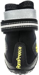 img 1 attached to 🐾 Xanday Waterproof Dog Boots - Paw Protectors with Reflective Straps and Wear-Resisting Soles (4 Pack)
