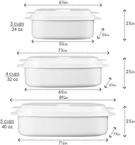 img 1 attached to 🍆 Reston Lloyd Calypso Basics 6-Piece Microwave Cookware, Steamer, and Storage Set in Plum