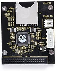 img 1 attached to 🔌 SD SDHC MMC to 3.5" 40 Pin Male IDE Adapter Card with Large PCB - SD-3.5 IDE