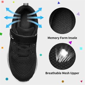 img 1 attached to 👟 Mehoto Athletic Lightweight Breathable Sneakers: A Must-Have for Girls' Athletic Activities