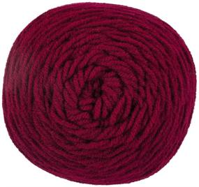 img 2 attached to 🧶 RED HEART Super Saver Jumbo Yarn in Burgundy - E302C.0376