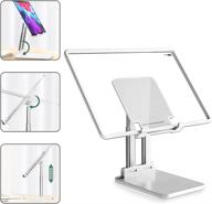 📱 foldable tablet stand: adjustable holder for 7-15.6" tablets, ipad pro, samsung tab, kindle - portable and versatile logo