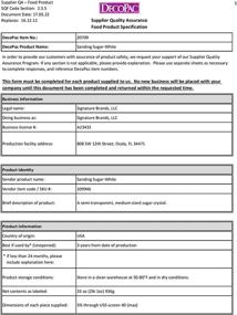 img 1 attached to DECOPAC Edible Sanding Sugar, 33oz Handheld Container - White, Sugar Sprinkle Mix for Celebration Cakes, Cupcakes, Cookies