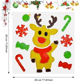 img 3 attached to 🎄 Christmas Gel Window Clings – Festive Jelly Stickers for Kids, Window and Refrigerator Decorations - 6 Sheets